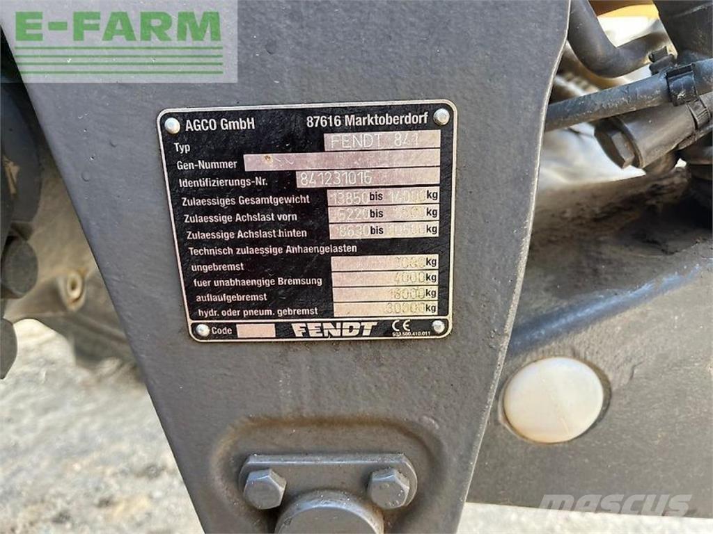 Fendt 826 vario Traktorid