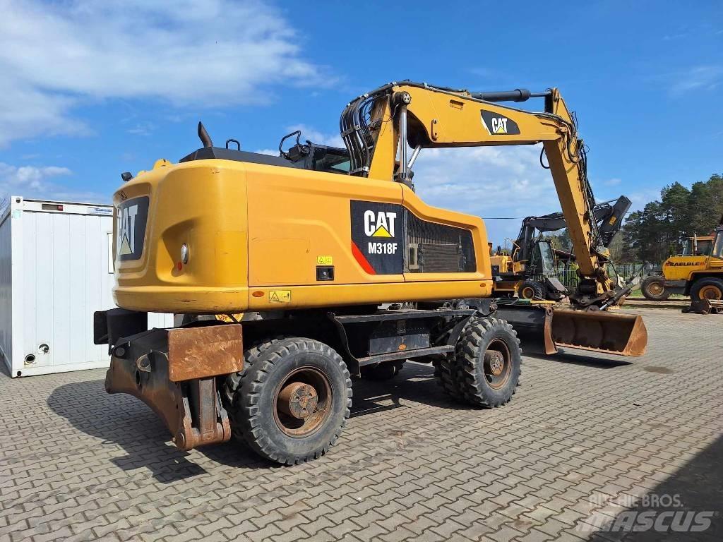 CAT M 318 F Ratasekskavaatorid