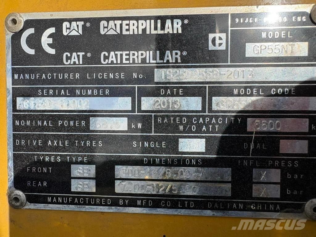 CAT GP55NT Gaasitõstukid