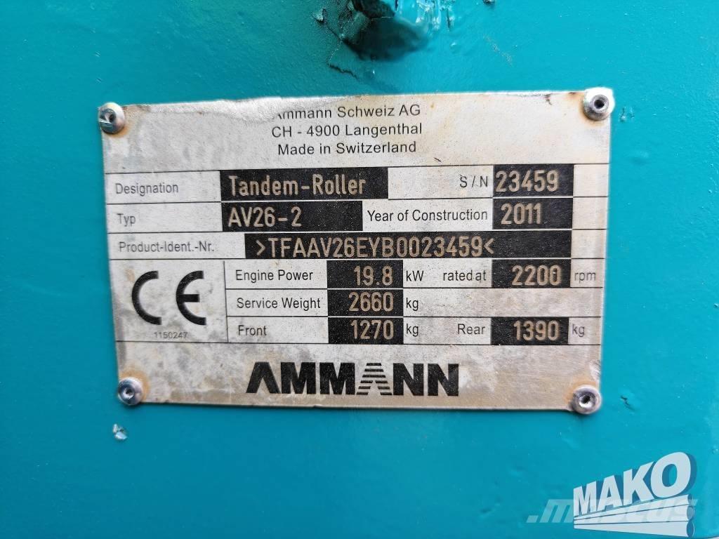Ammann AV 26-2 Tandemrullid