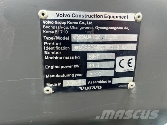 Volvo EC 60 E Miniekskavaatorid < 7 t