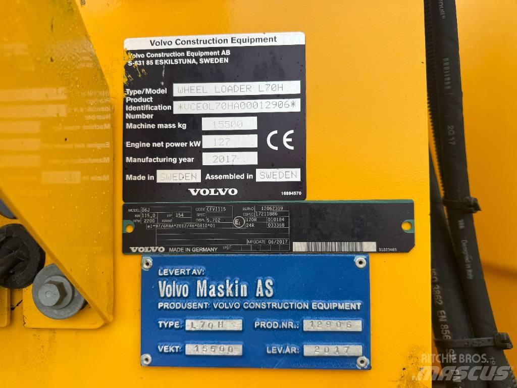 Volvo L 70 H Rataslaadurid