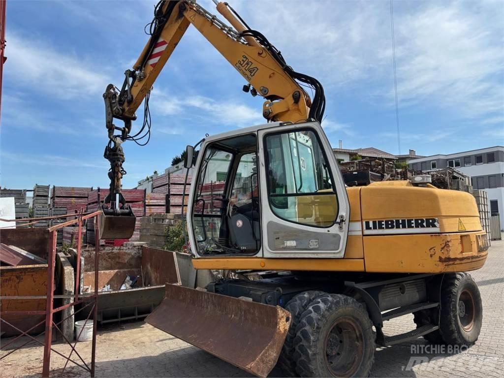 Liebherr A 314 Ratasekskavaatorid