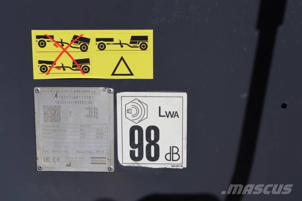 Atlas Copco XATS138 Kompressorid
