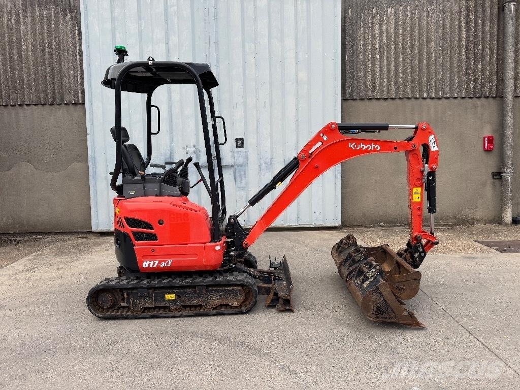 Kubota U 17 Miniekskavaatorid < 7 t