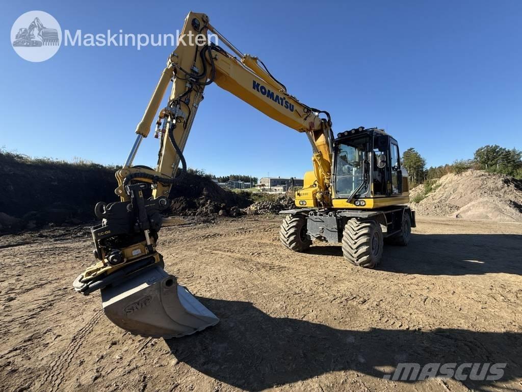 Komatsu PW 160 Ratasekskavaatorid