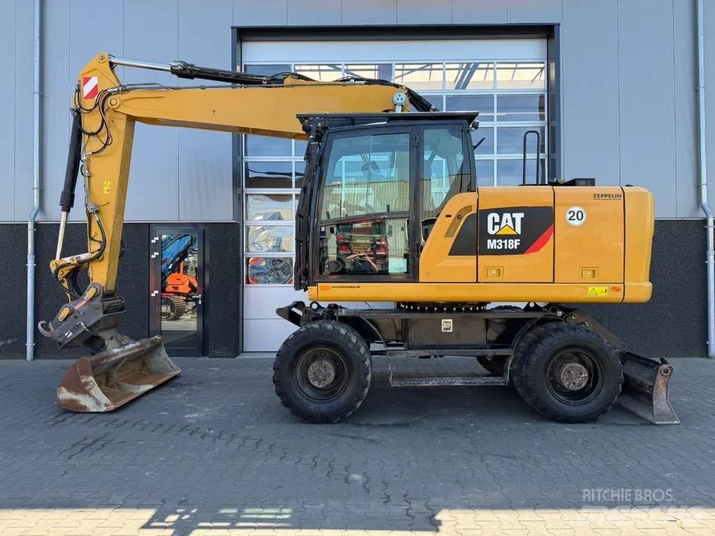 CAT M318F Ratasekskavaatorid