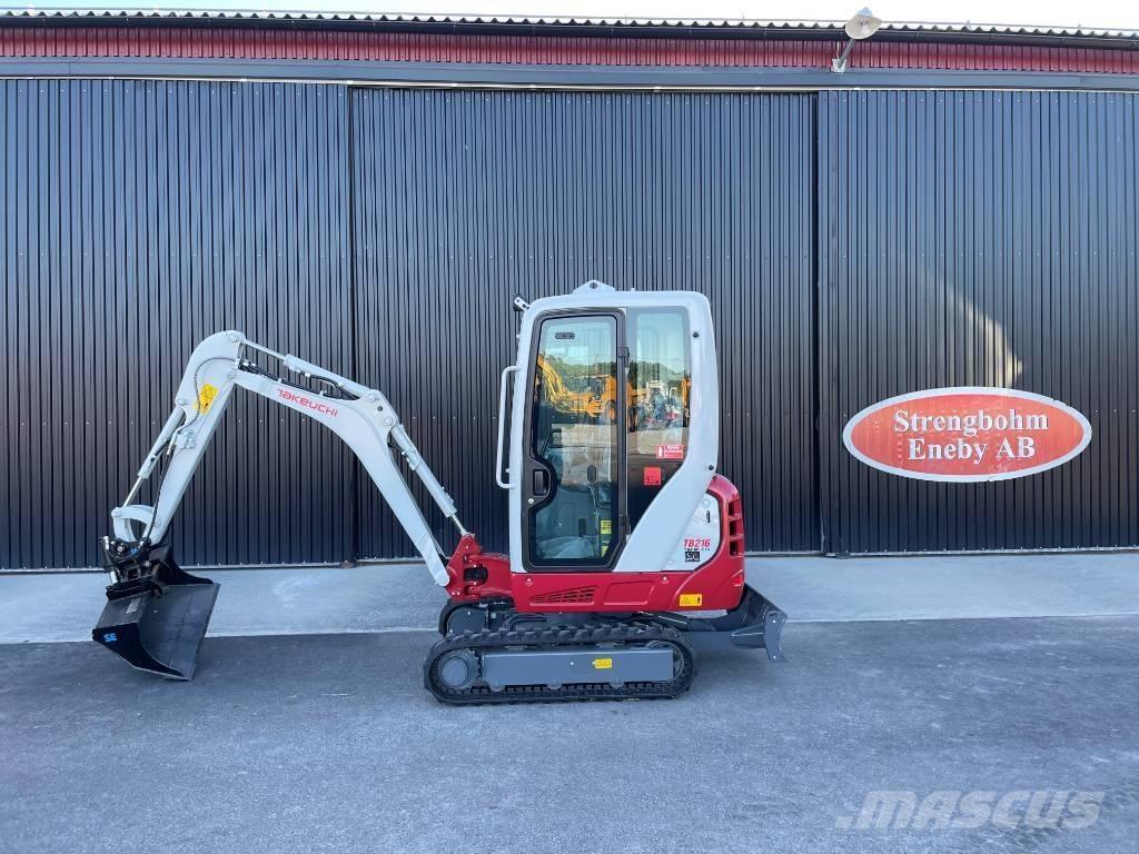 Takeuchi TB 216 Miniekskavaatorid < 7 t