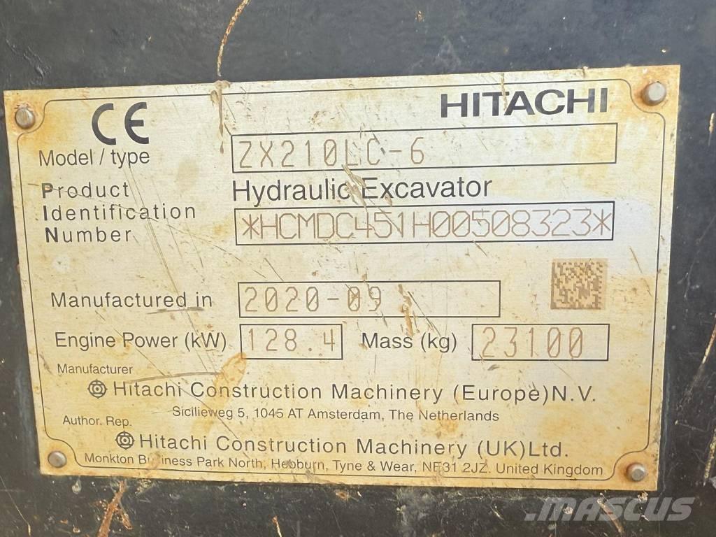 Hitachi ZX 210 LC-6 Roomikekskavaatorid
