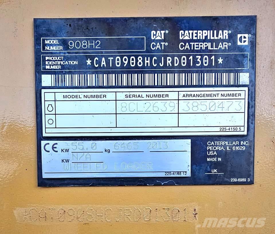 CAT 908 H 2 Rataslaadurid