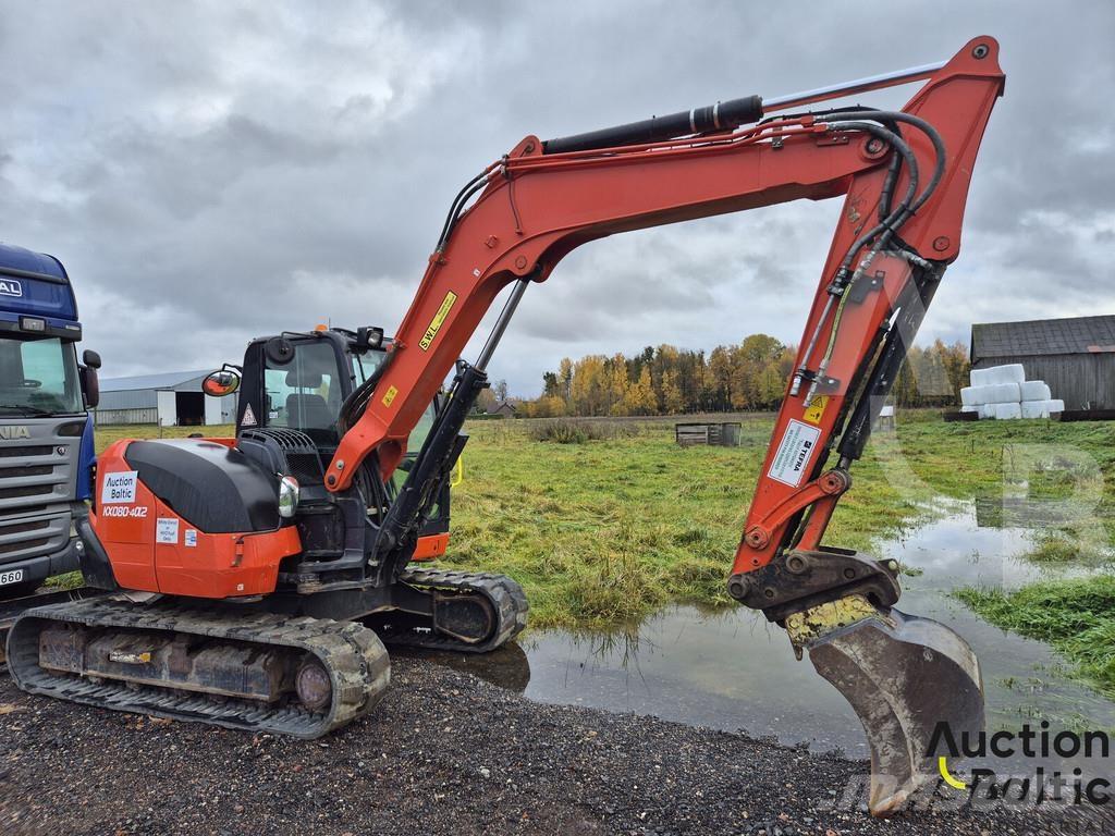 Kubota KX080-4a2 Väikeekskavaatorid 7t-12t