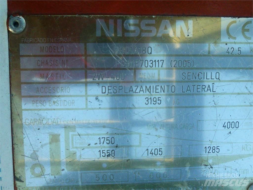 Nissan FD01A18Q Diiseltõstukid