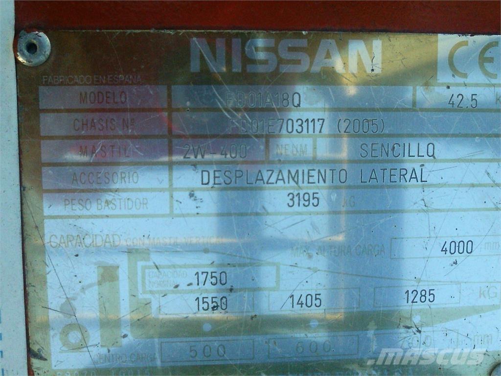 Nissan FD01A18Q Diiseltõstukid