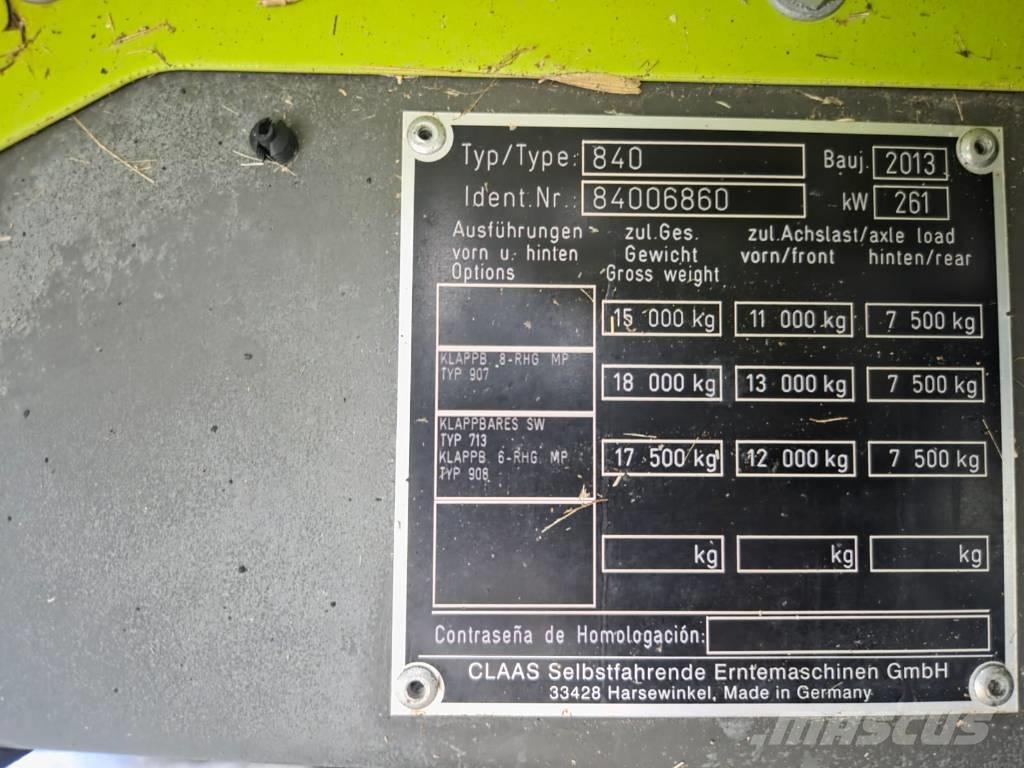 CLAAS Tucano 480 Teraviljakombainid