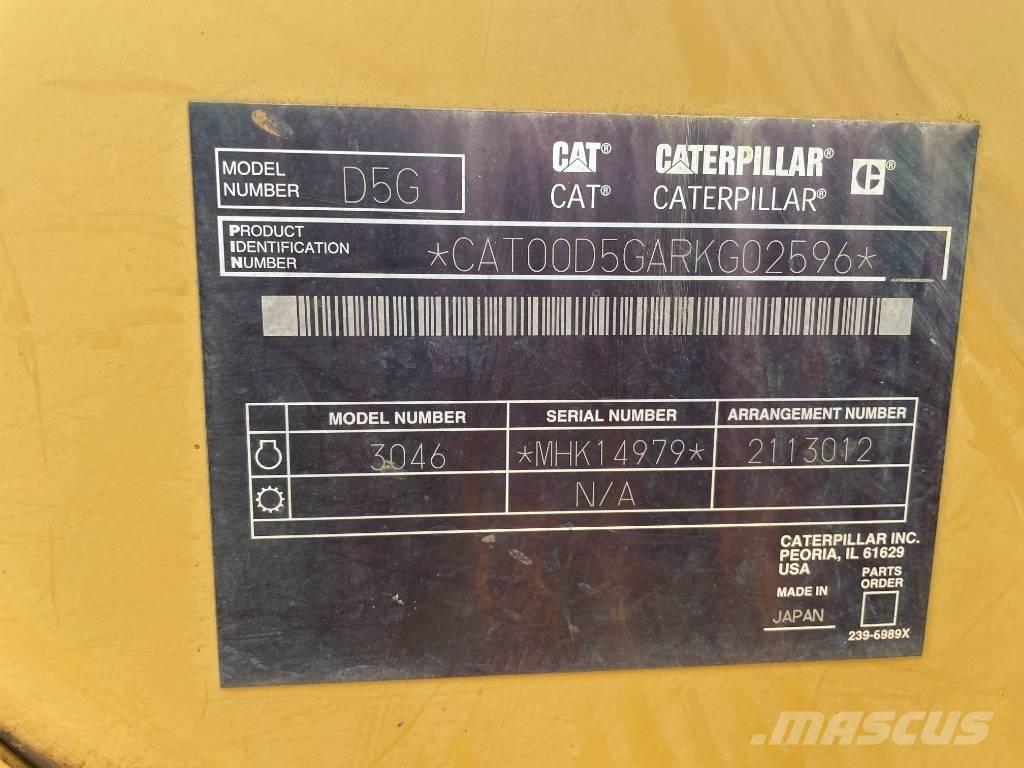 CAT D 5 LGP Buldooserid