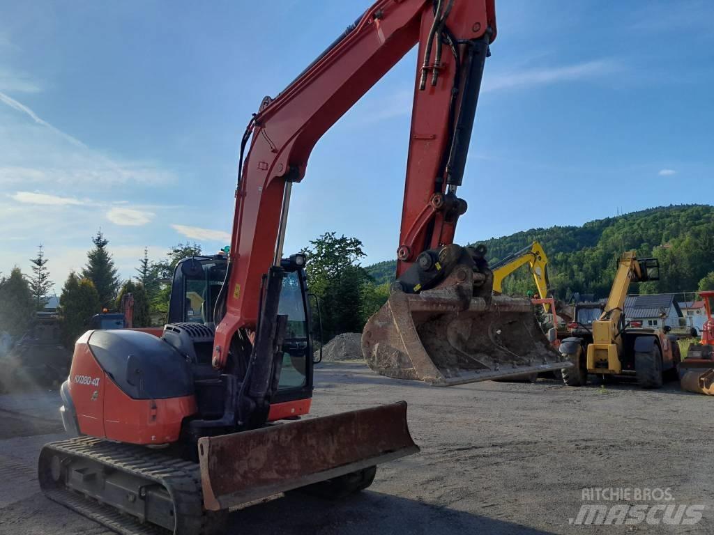 Kubota KX 080-4 Väikeekskavaatorid 7t-12t