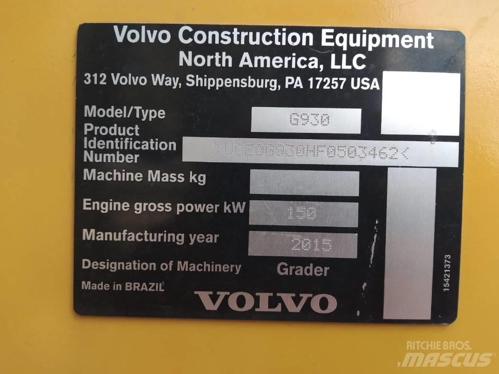 Volvo G 930 Greiderid
