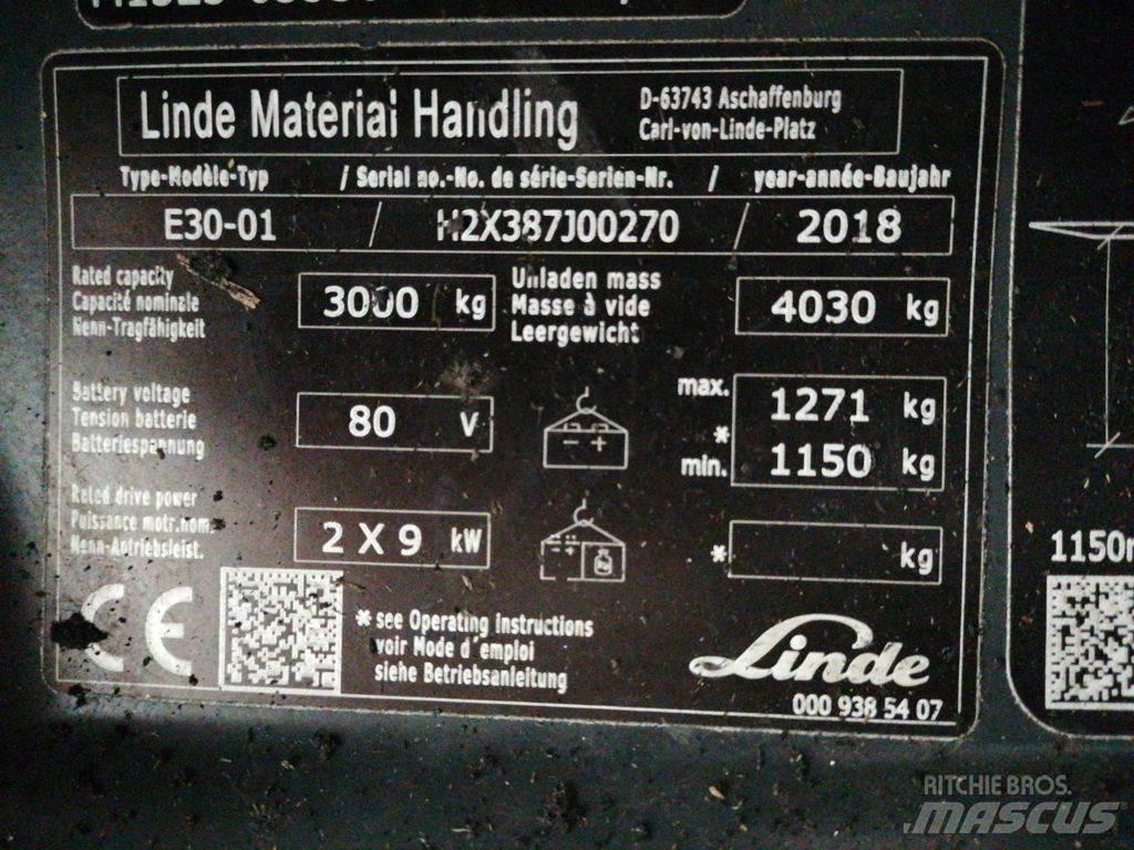 Linde E30-01 Elektritõstukid
