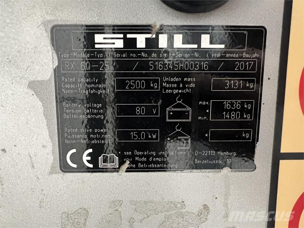 Still RX60-25 Elektritõstukid