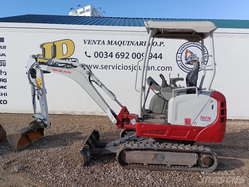 Takeuchi TB 216 Miniekskavaatorid < 7 t