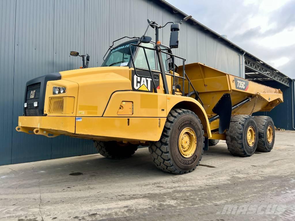 CAT 735C Liigendraamiga pinnaseveokid