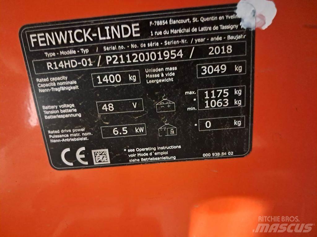Linde R14 HD Lükandmastiga tõstukid