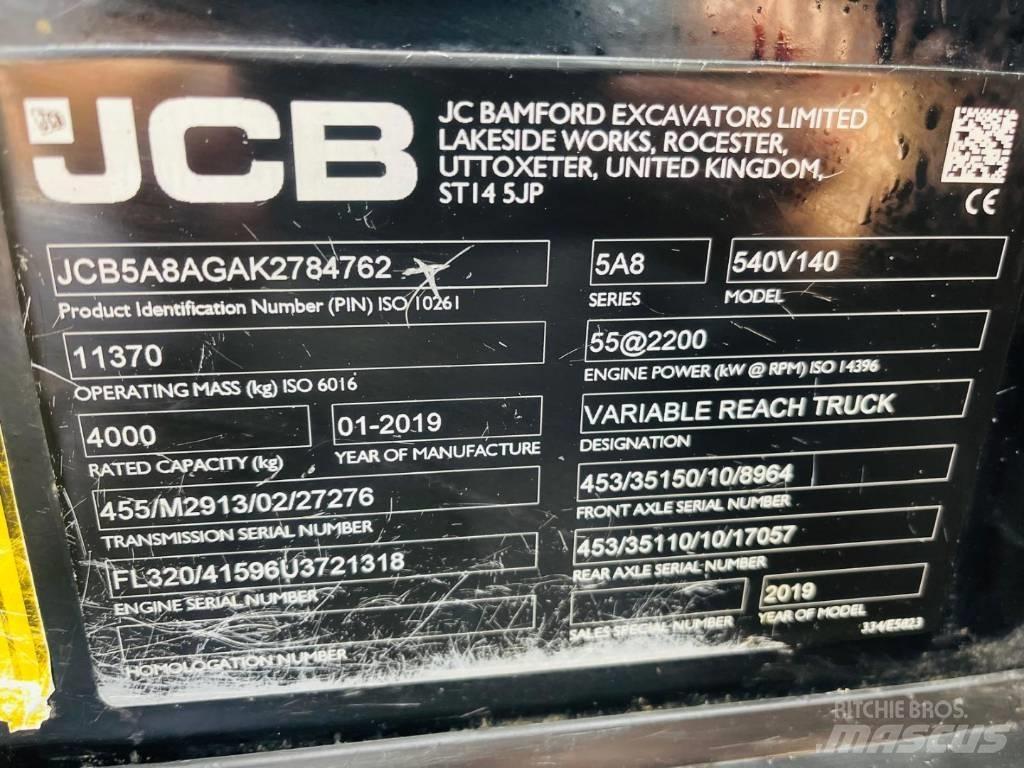 JCB 540-140 Teleskooplaadurid