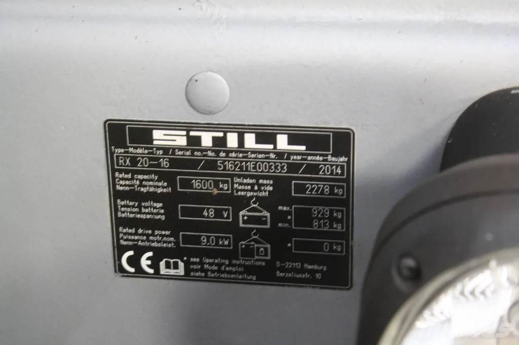 Still RX 20-16 Elektritõstukid