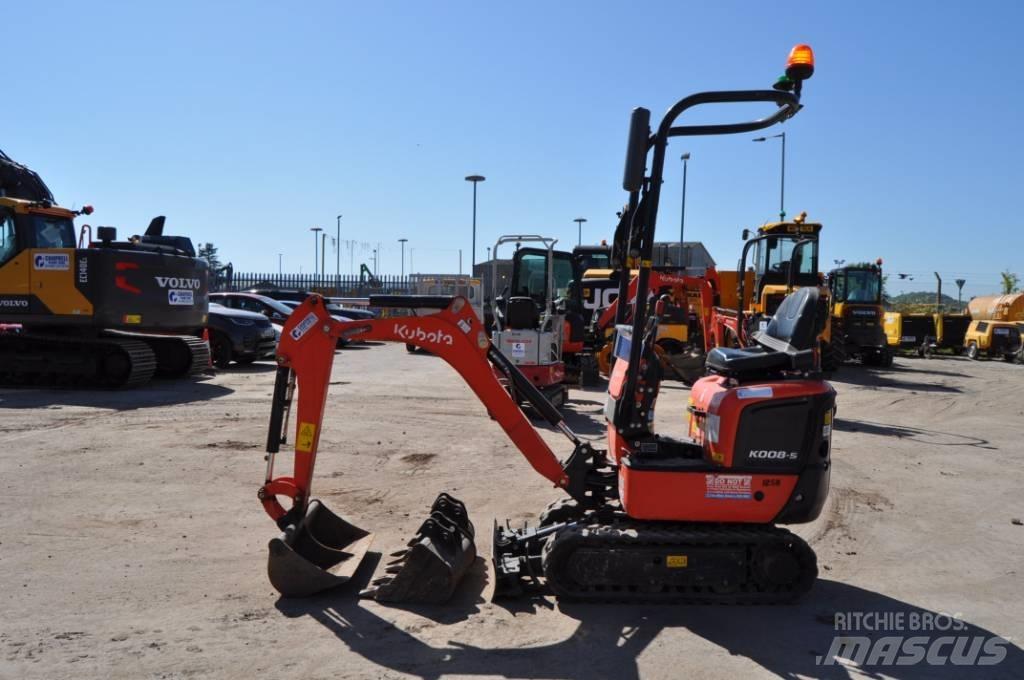 Kubota K 008-5 Miniekskavaatorid < 7 t