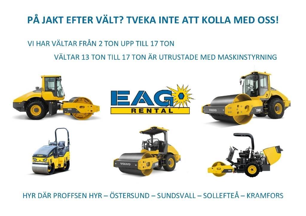 Volvo SD 135 (UTHYRES) Ühe trumliga rullid