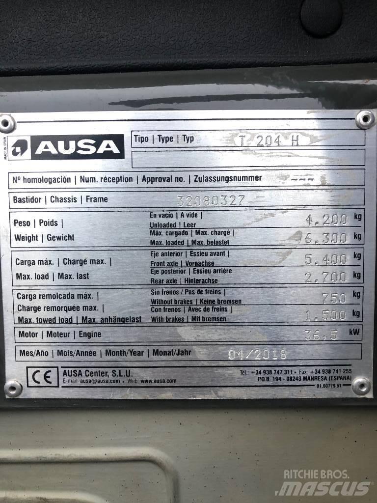 Ausa T 204 H Teleskooplaadurid