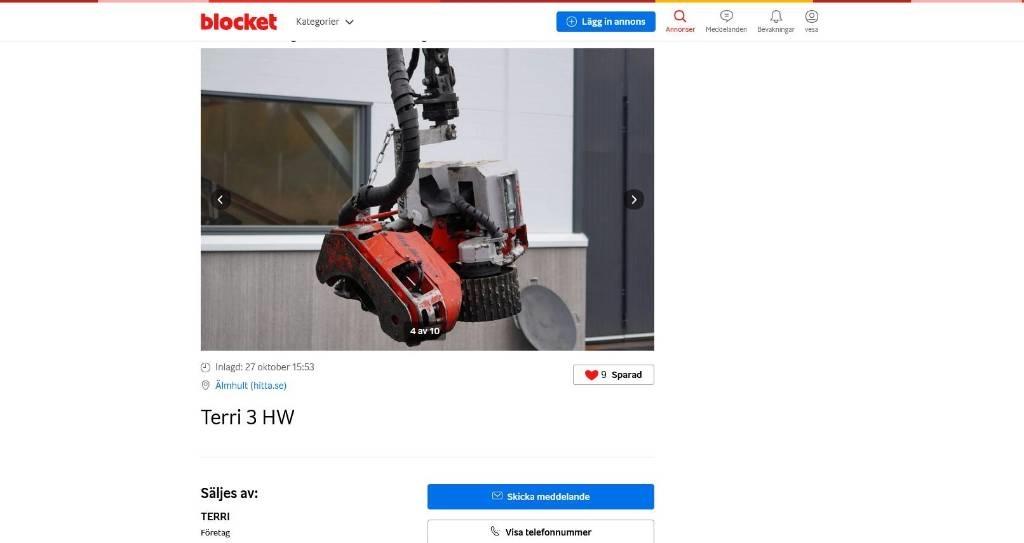 Terri 3HW Harvesterid