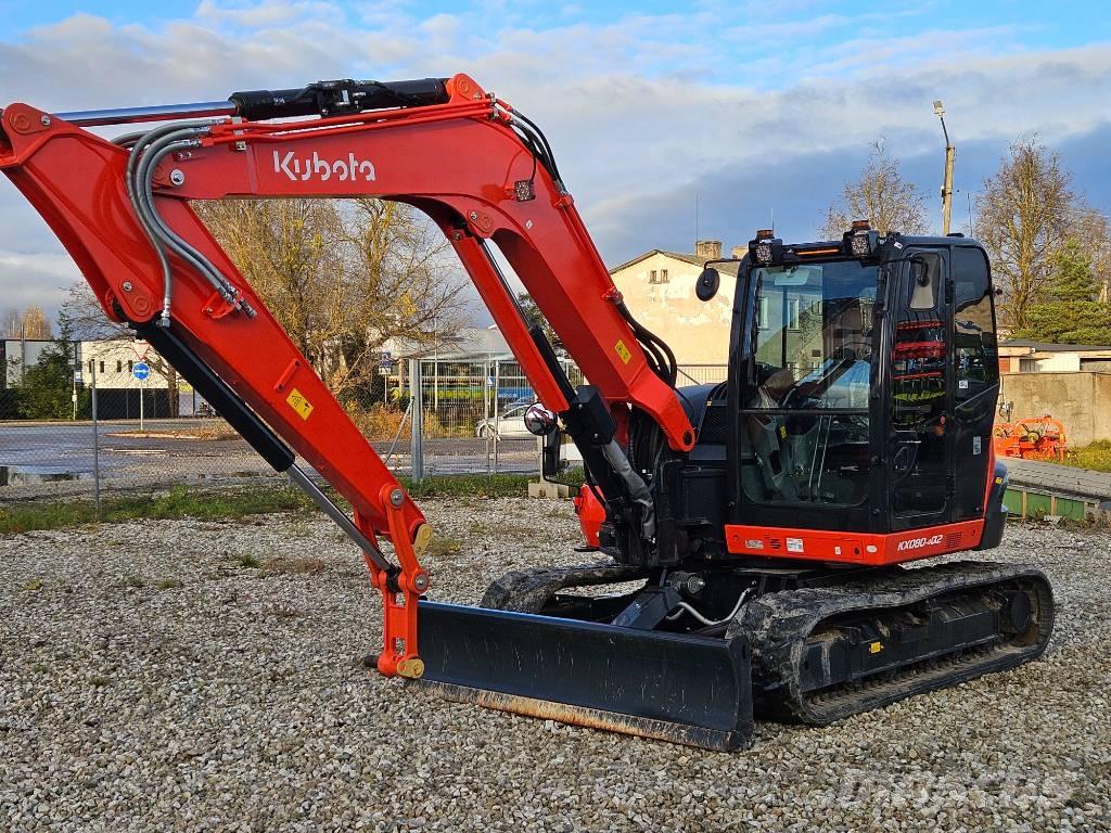 Kubota KX 080-4 Väikeekskavaatorid 7t-12t