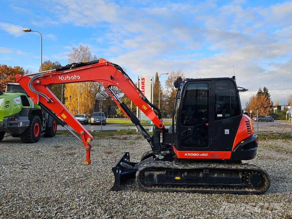 Kubota KX 080-4 Väikeekskavaatorid 7t-12t