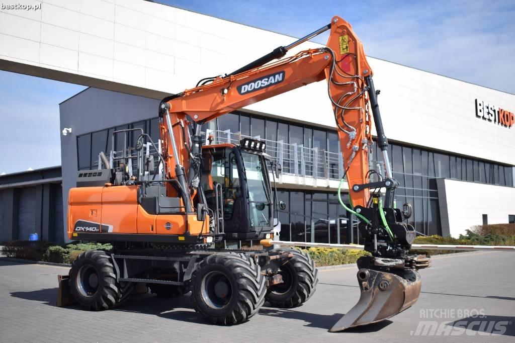 Doosan DX 140 W-5 Ratasekskavaatorid