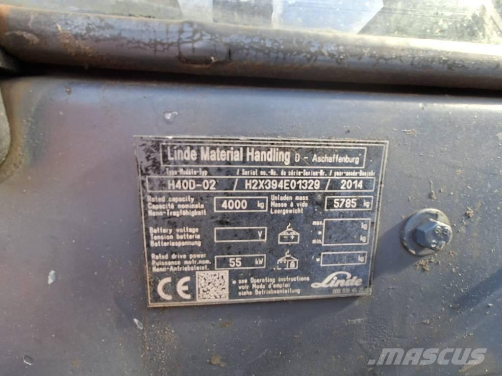 Linde H40D-02 Diiseltõstukid