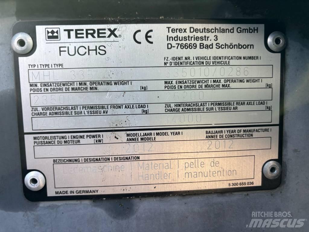 Fuchs MHL 335 Materjalikäitlusmasinad