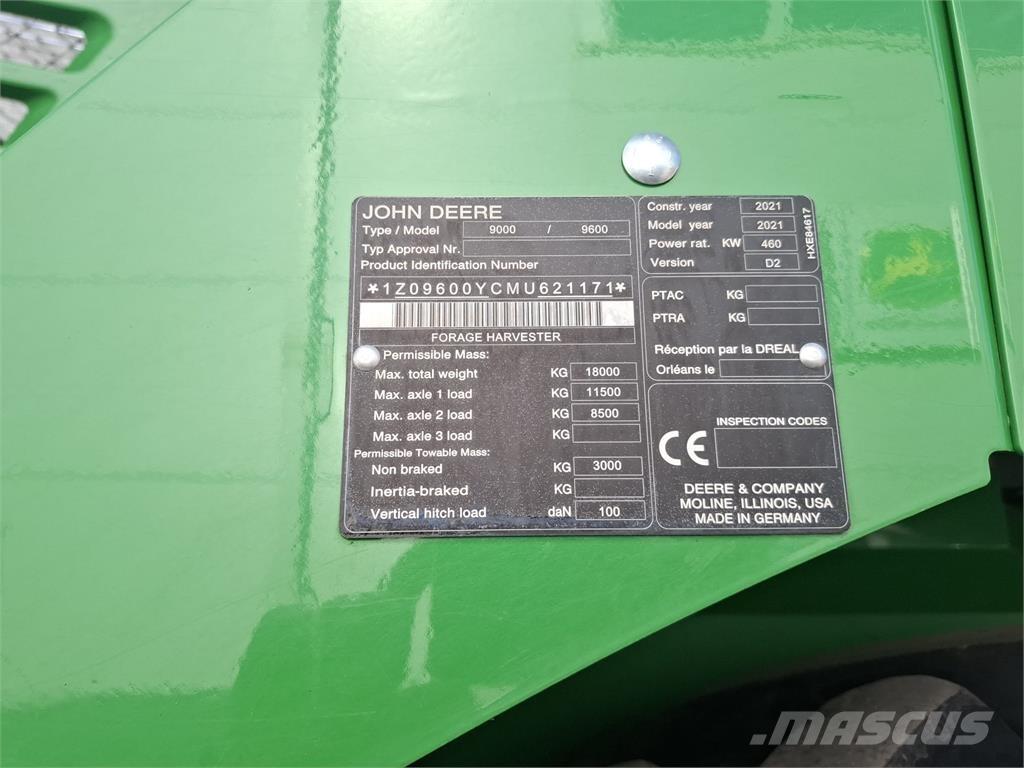 John Deere 9600 Silokombainid