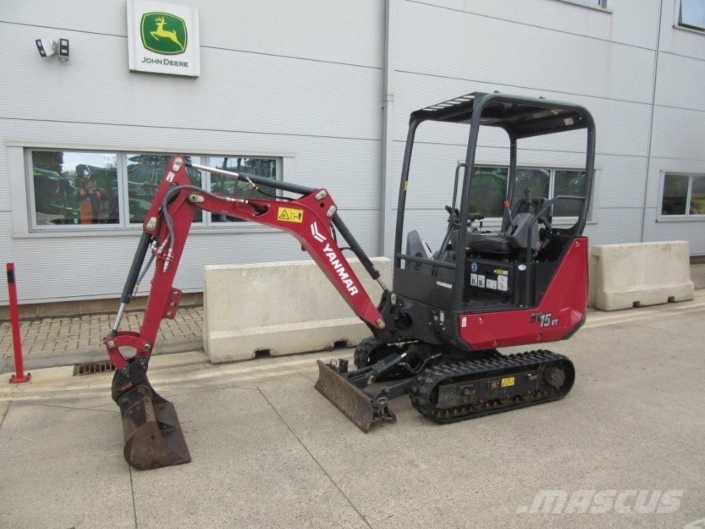 Yanmar SV15VT Roomikekskavaatorid