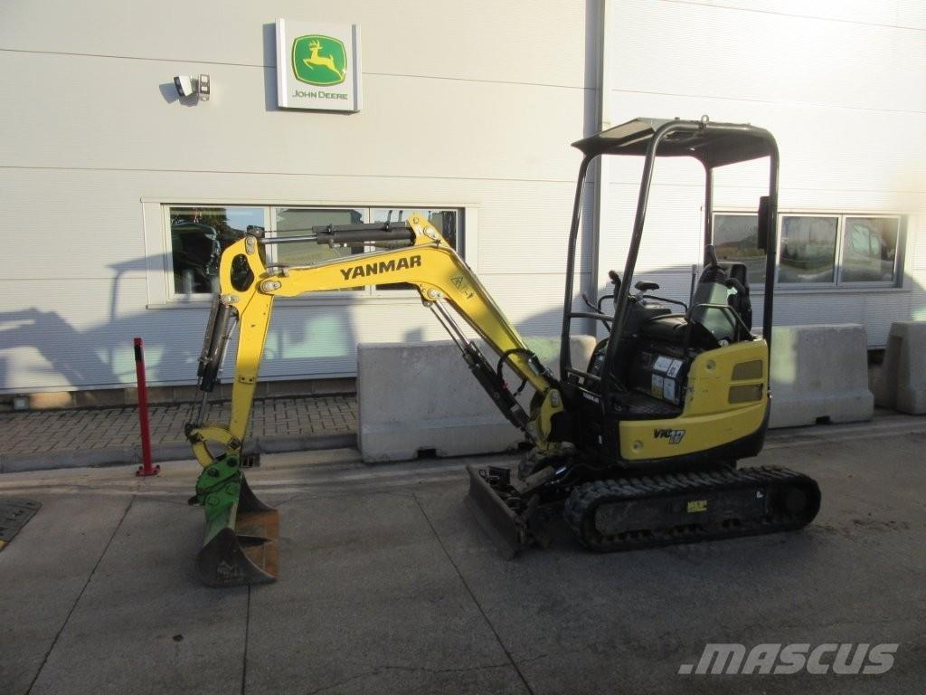 Yanmar ViO17 Roomikekskavaatorid