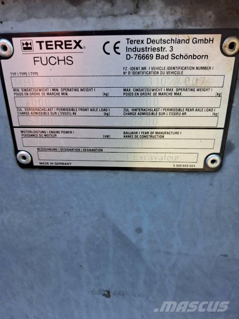 Fuchs MHL350E + Polyp Materjalikäitlusmasinad