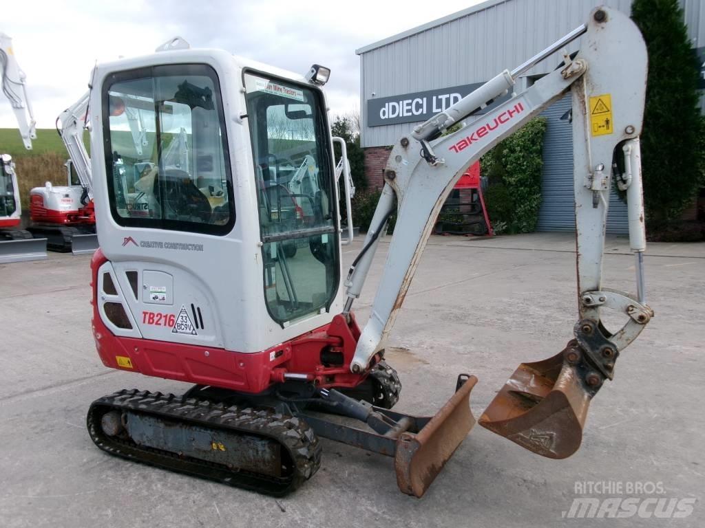 Takeuchi TB 216 Miniekskavaatorid < 7 t