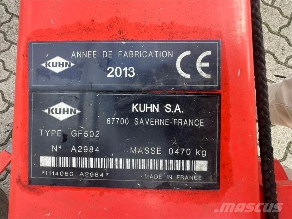 Kuhn GF 502 Vaalutid ja kaarutid