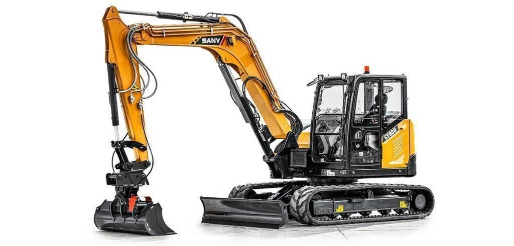 Sany SY 80 U DEMO Väikeekskavaatorid 7t-12t