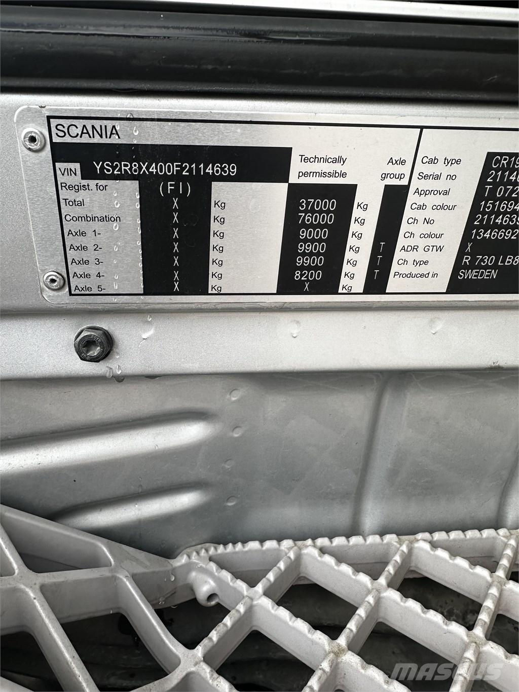 Scania R 730 Furgoonautod