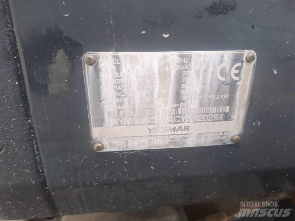 Yanmar Vio 80 U Väikeekskavaatorid 7t-12t