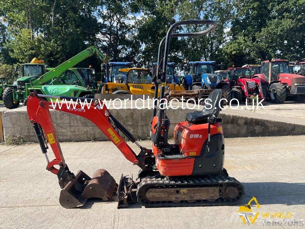 Kubota U 10-3 Miniekskavaatorid < 7 t