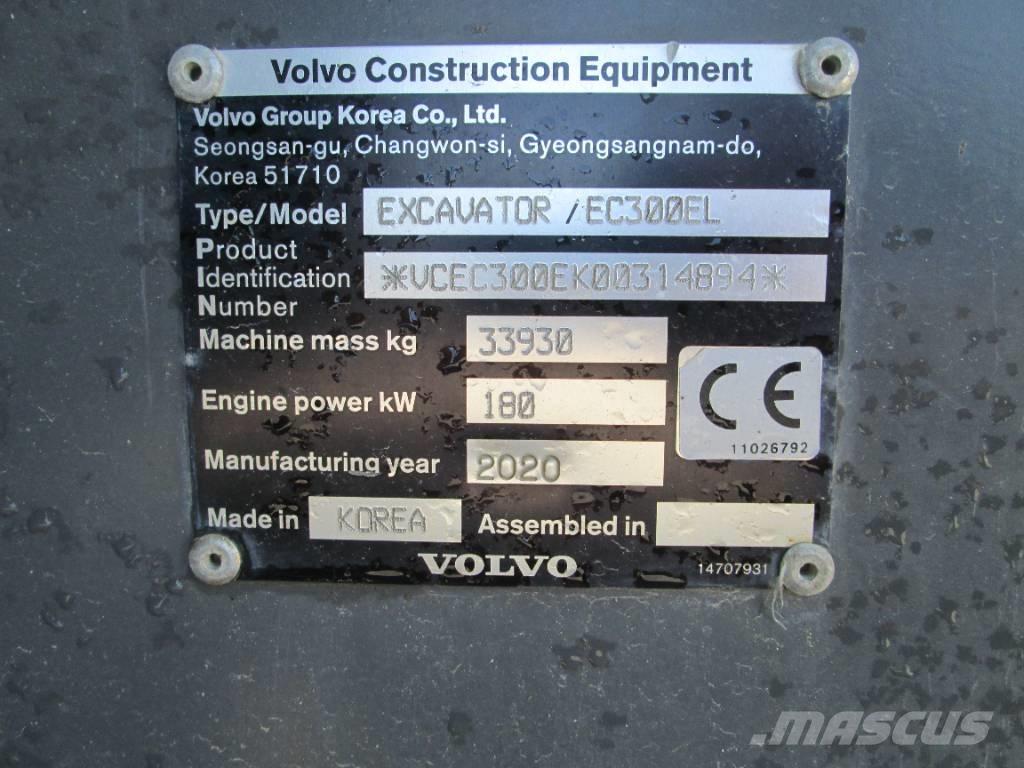 Volvo EC 300 EL Roomikekskavaatorid