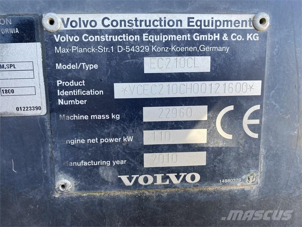 Volvo EC 210 C L Roomikekskavaatorid