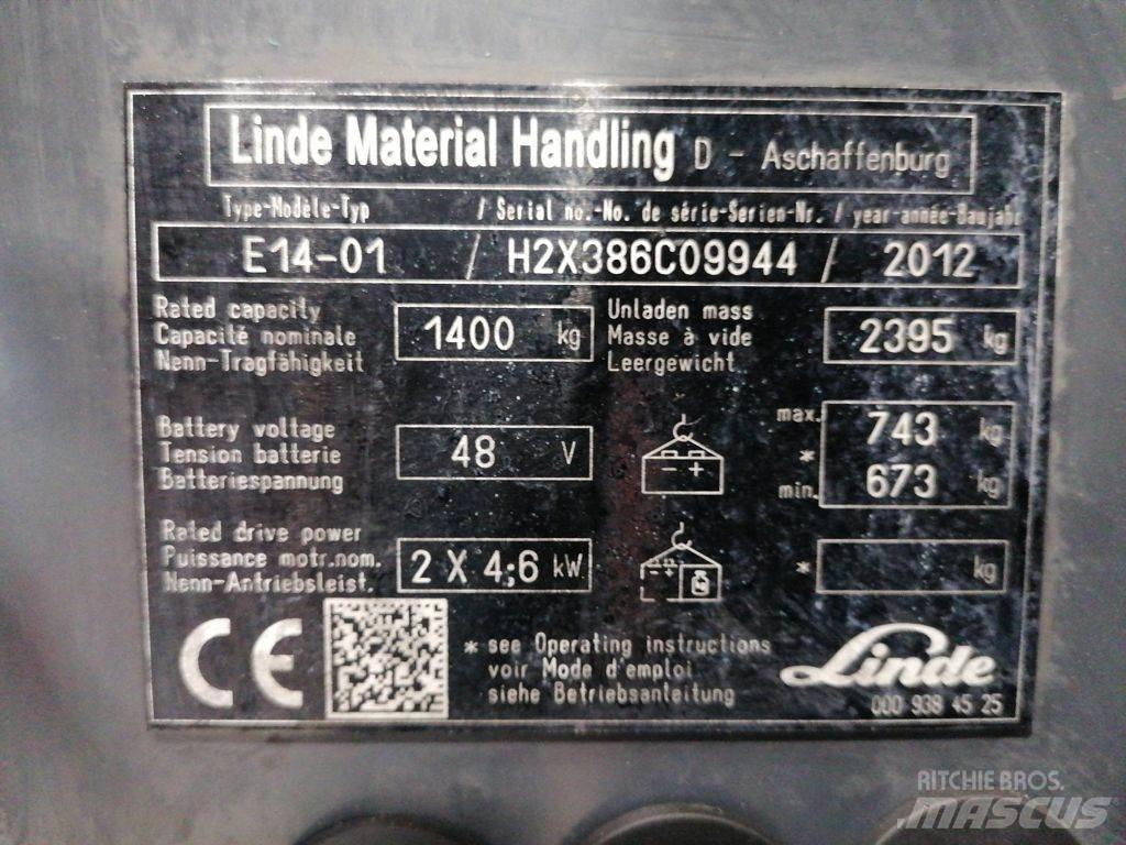 Linde E14-01 Elektritõstukid